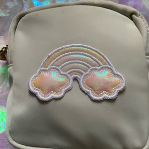 STONEY CLOVER LANE STORM MINI POUCH WITH RAINBOW PATCH
